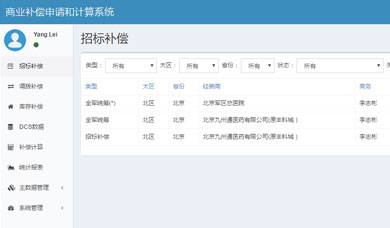 經銷商商業(yè)補償申請(qǐng)和(hé)計(jì)算(suàn)系統